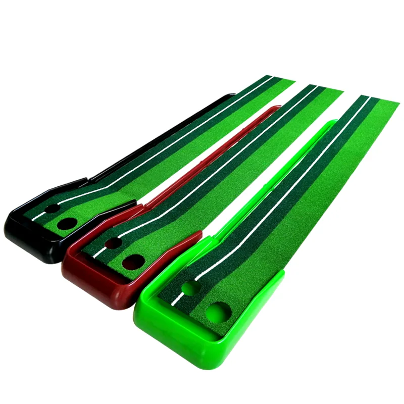 Golf Putting Mat for Indoors,Putting Green Training Equipment  with Ball Return, Mini Golf Swing Mat