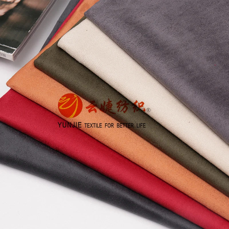 Ultra Soft Recycled Polyester Knitted Tricot Alaska Microfiber Warp Suede Fabric