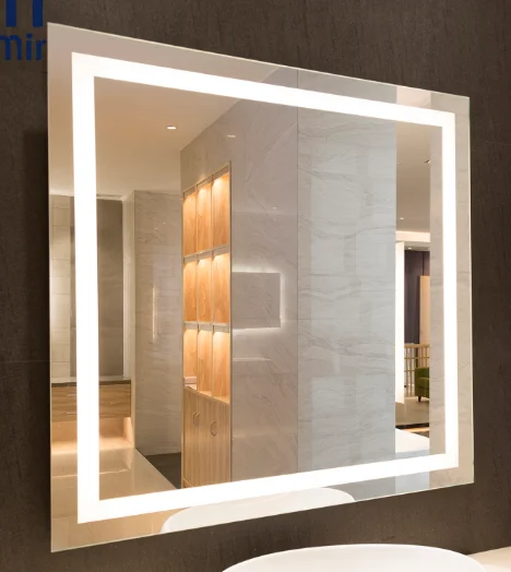 Make in China high quality hotel Bathroom wall-mounted LED mirror