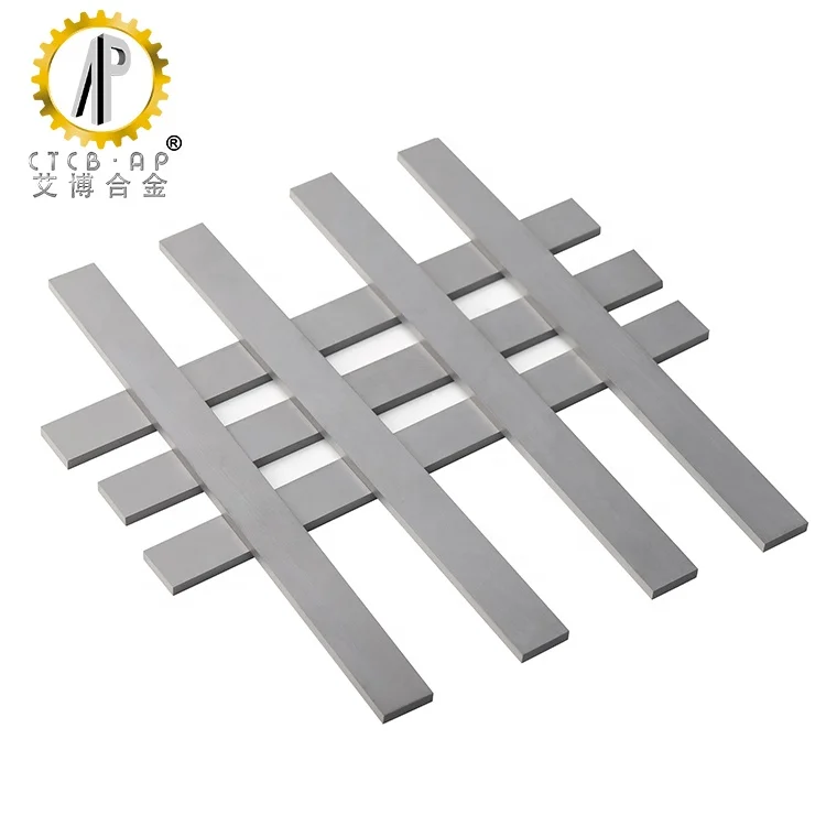 Raw Material Carbide Rod Strips Square Block Plates Tungsten Carbide Strip Cemented Carbide Flat Bar STB Cutting Tools