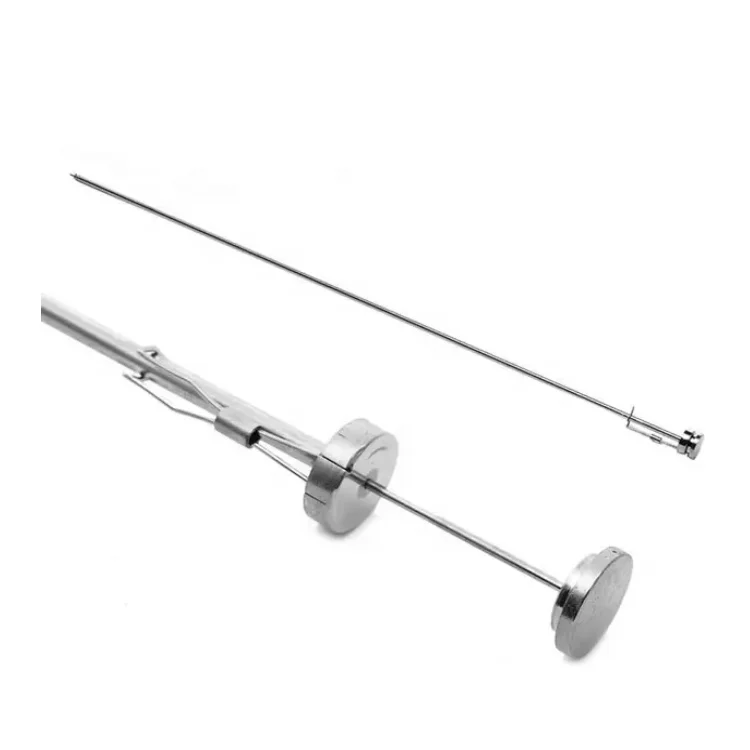 SELF-LOCK stainless steel veterinary instrument artificial insemination gun