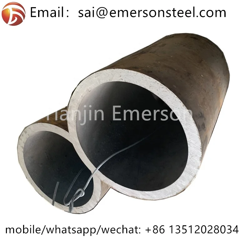 Astm a519 1018 прямая трубка горячекатаная черная железная Толстая стенка труба из углеродистой стали перфорированная полая полоса для резки по длине