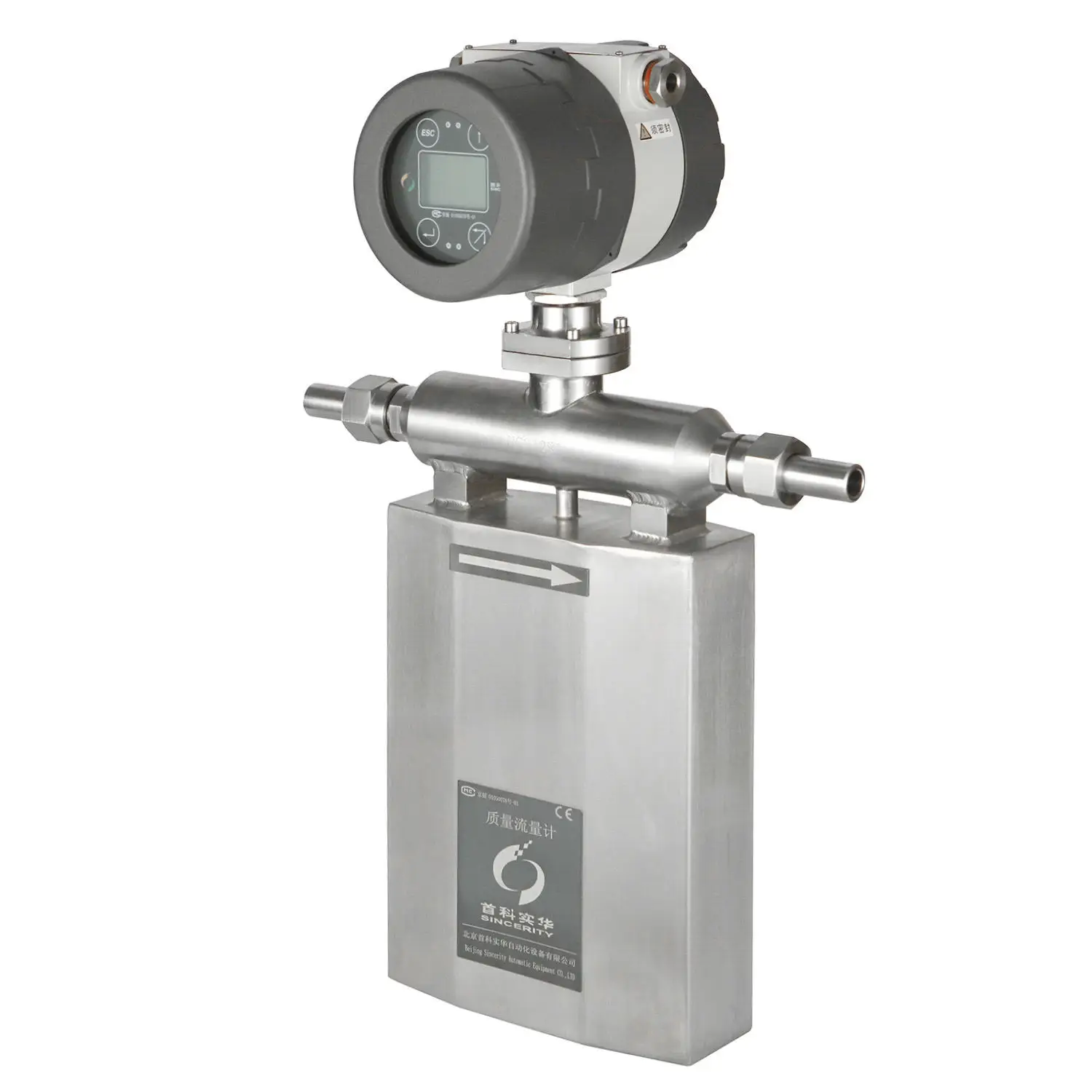 Sincerity High Accuracy Flue Gas Flow Meter, Coriolis Mass Flow Meter