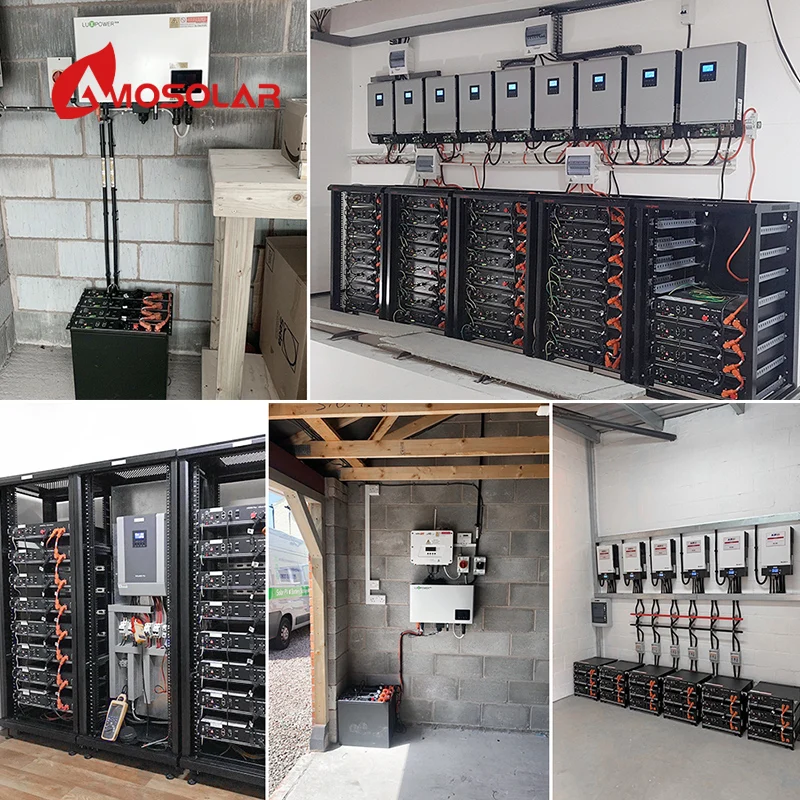 Amosolar High Efficiency 48V 51.2V 200AH 300AH Deep Cycle Server Rack Mount For Home Solar Storage Lifepo4 Battery Pack