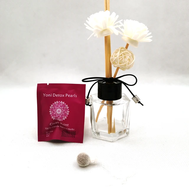  Hot sale products 100% natural yoni detox pearls in women custom