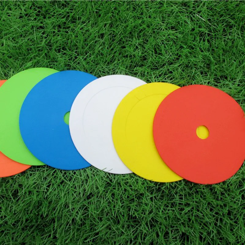LXY-N186 15cm Flat Cones with Rack Soccer Football Plastic Marker Disc