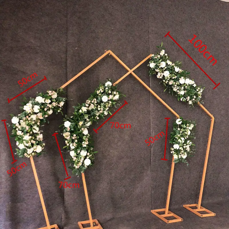 Stand Floral Artificial Ceremony Large Wooden Balloon Decoration Arrangement Flower Arch Backdrop For Sale For Wedding Events