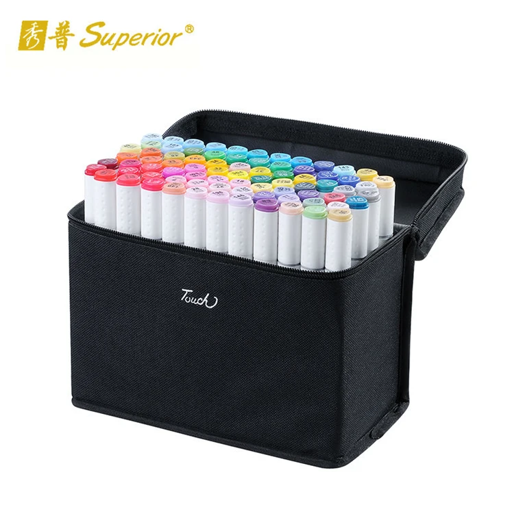 
Marker Pen set TOUCH Soft Head student hand-drawn animation color oil pen 12 colors-218 colors 