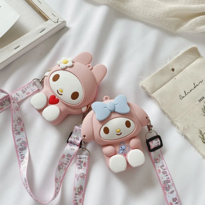 My melody silicone change cute cartoon 2022 wallet factory delivery