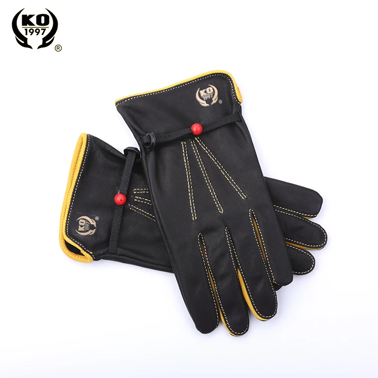  New style fashion anti slip riding gloves touch screen