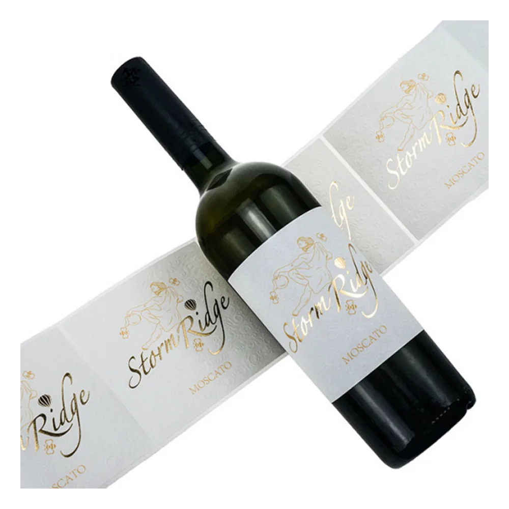 Custom home vintage wine label novelty red wine sticker packaging low MOQ