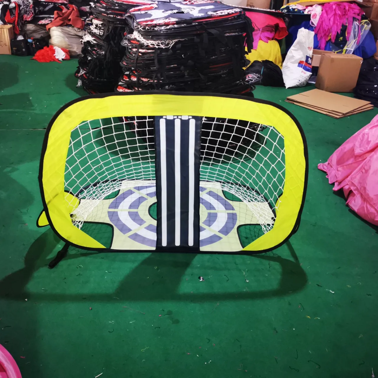 High Quality Easy Assmbly Mini Folding Football Goal Net Target