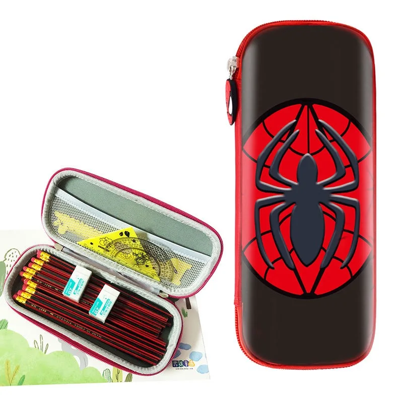 
Wholesale Custom Carton printed Pencil EVA Case Bag, Storage Plastic Pencil Bag 