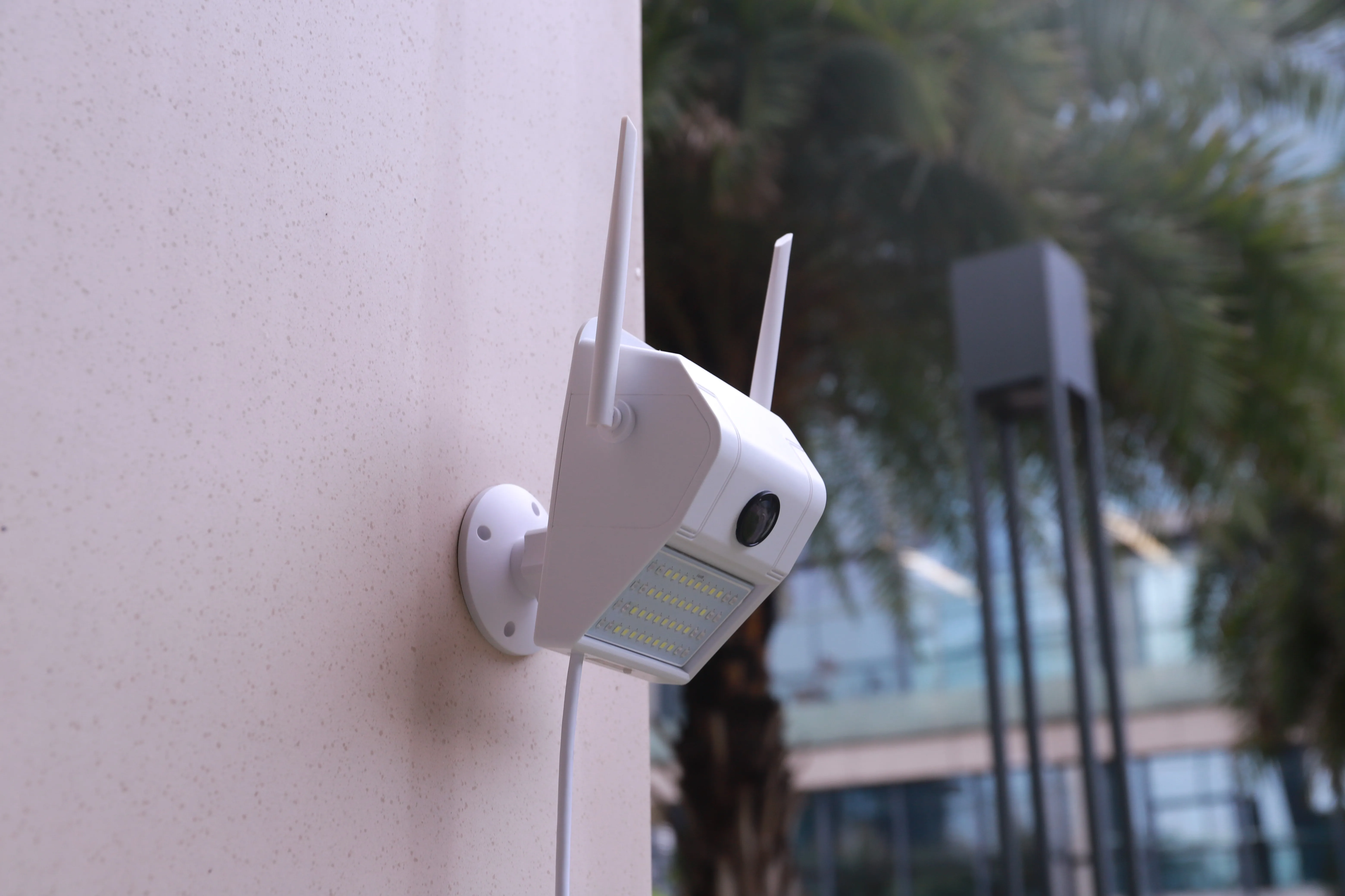  Видеокамера для панорамной Беспроводной Wi-Fi Безопасности Солнечный Прожектор cctv камера с уличное освещение