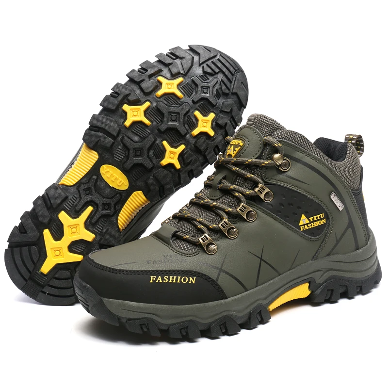 Новые модные утепленные дышащие мужские резиновые туфли Greatshoe для