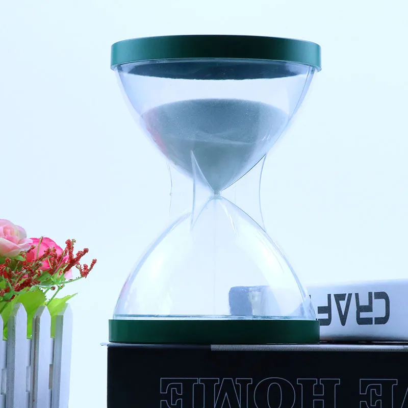 acrylic decoration small gift plastic hourglass timer 10 minutes