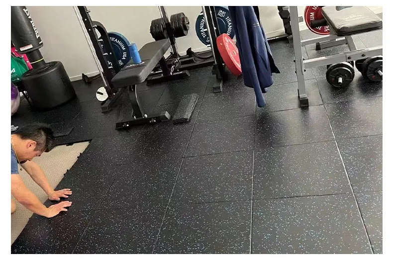 Gym Mats Rubber Flooring Non-toxic Gym Rubber Flooring Eco-friendly Rubber Gym Flooring Mats Epdm