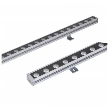 RGBW customized led linear wall washer light dimmable DMX RDM control IP65 waterproof exterior architecture facade lighting