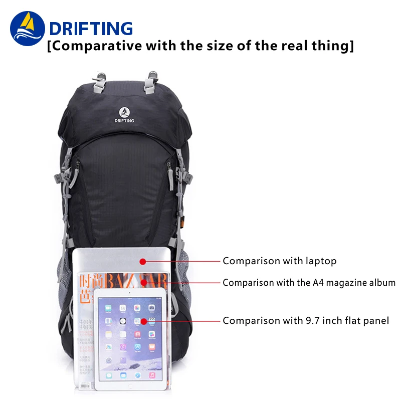 Wholesale Multifunctional Camping Travelling Canvas Sport Hiking Backpack