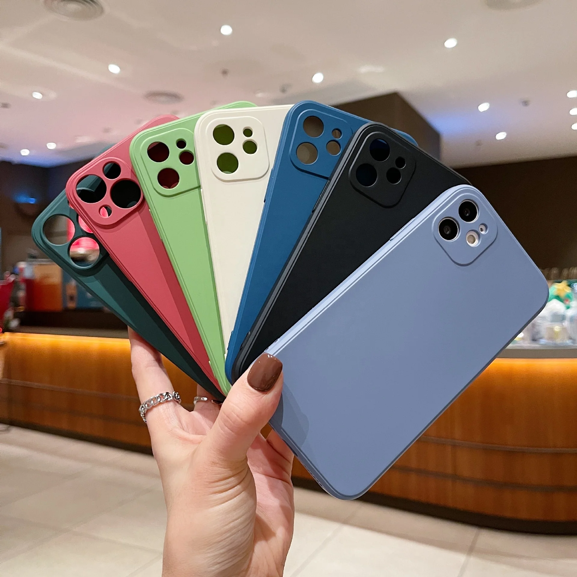 Hot Selling   Soft Silicone TPU Shockproof Case for iPhone 13 with Fiber Fabric Cloth case  for Redmi Note 10 Pro