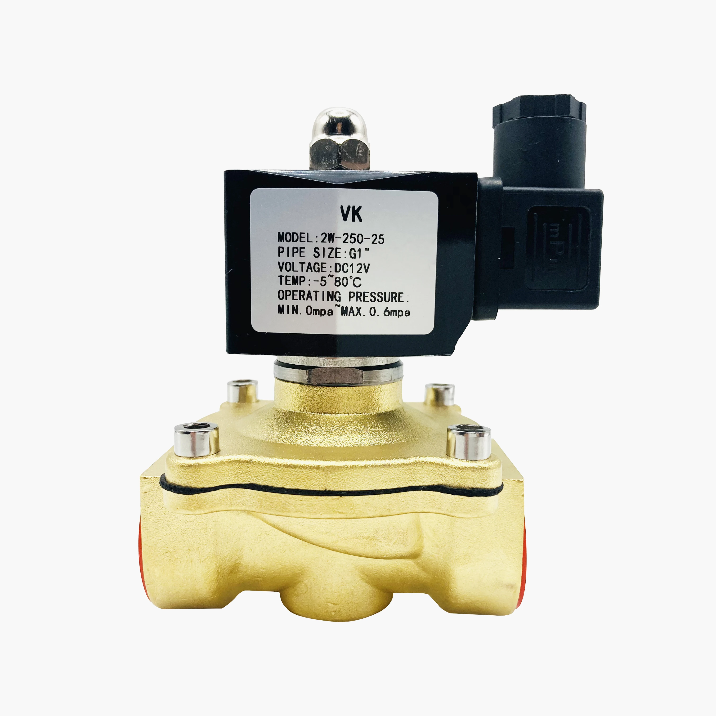 Электрический 1/2 дюймовый AC DC 12v 24v 110v 220v Воздушный паровой пропорциональный диафрагма медная катушка латунный электромагнитный клапан для воды