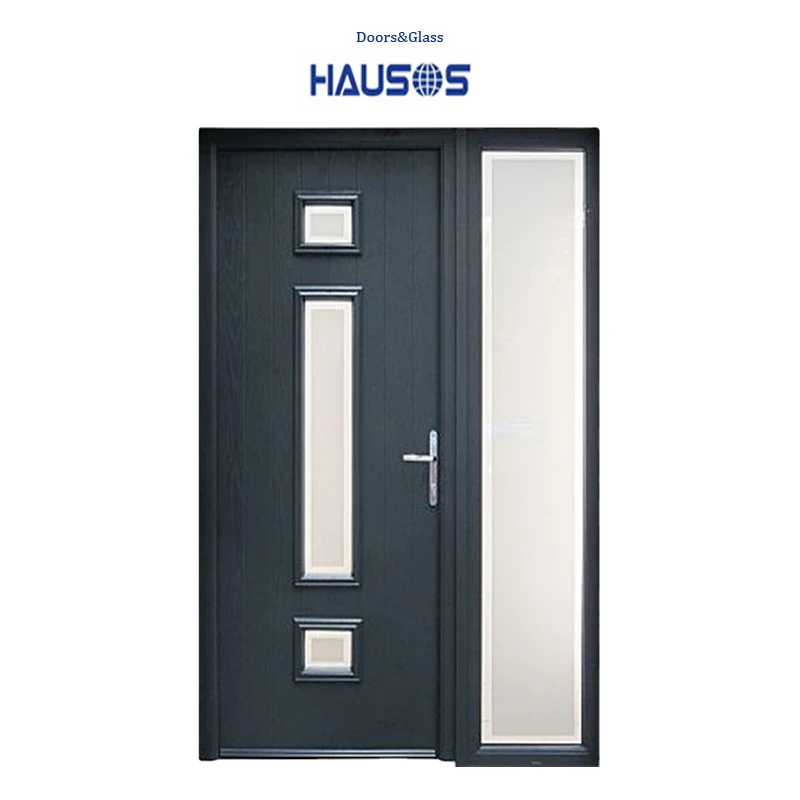 Современные Входные Двери Из Стекловолокна 36 'x 80' с боковыми окнами