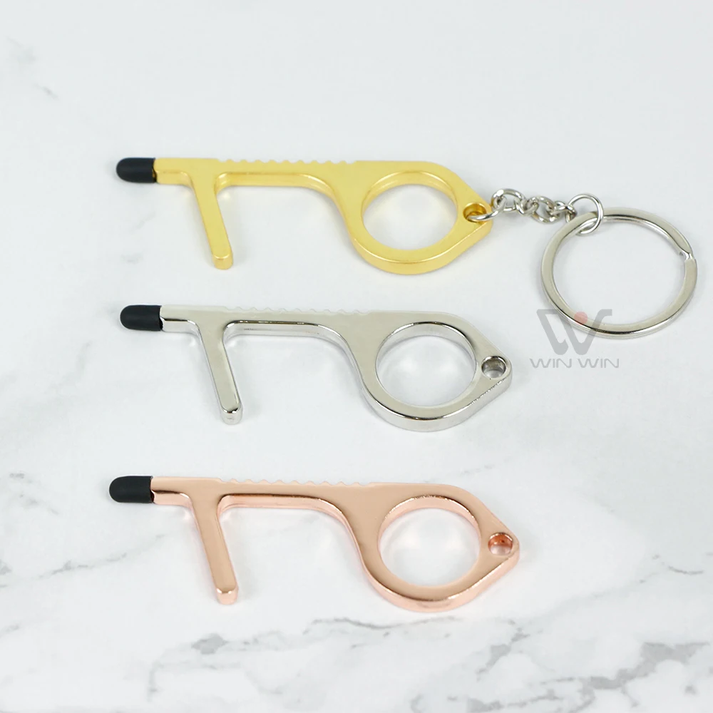 Popular Metal Keychain Self Defense Key Ring Holder For Women