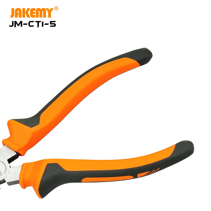 JAKEMY High Quality Multi-functional 8 Inches Diagonal Pliers DIY Hand Tool for Household Item Electrical Wire Cable Cutting