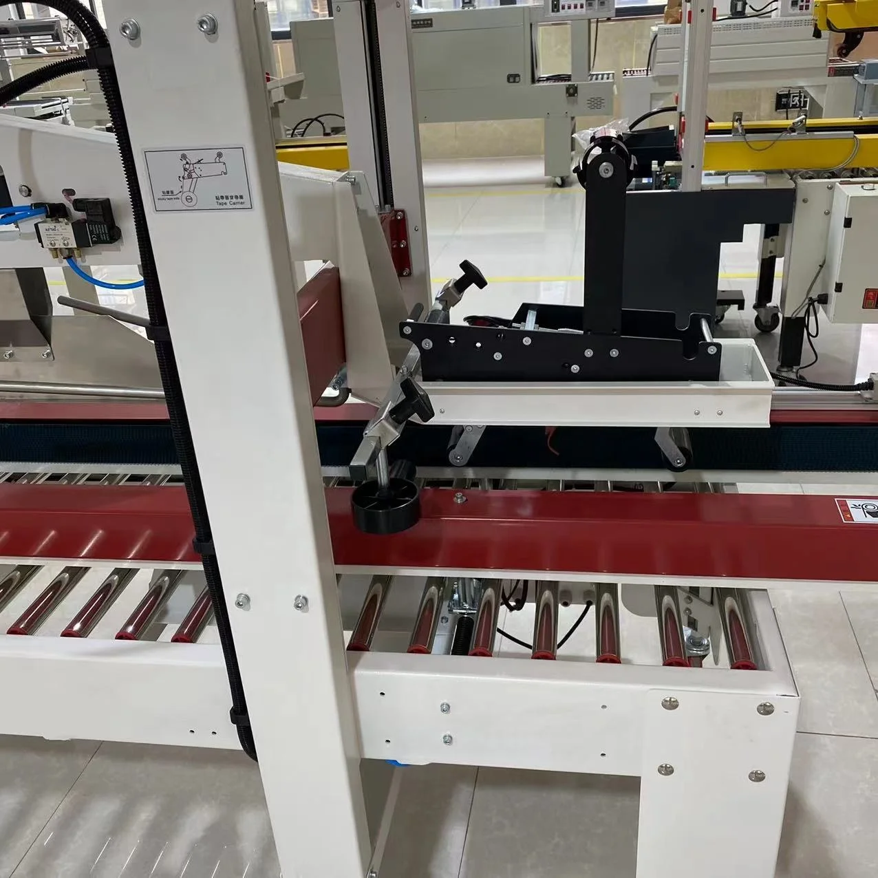 Automatic Carton Cardboard Box Packaging Machine Case Sealer Tape Carton Sealing Machine pneumatic carton sealing machine