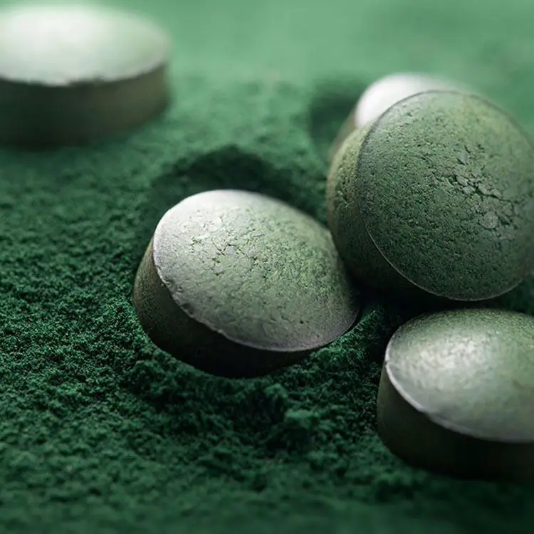 Bulk pure protein extract powder organic Spirulina Spirulina color