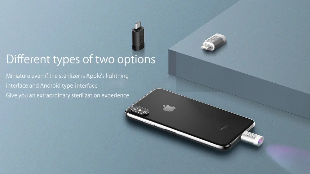 portable multi function portable phone mobile mini UVC Sterilizer B34