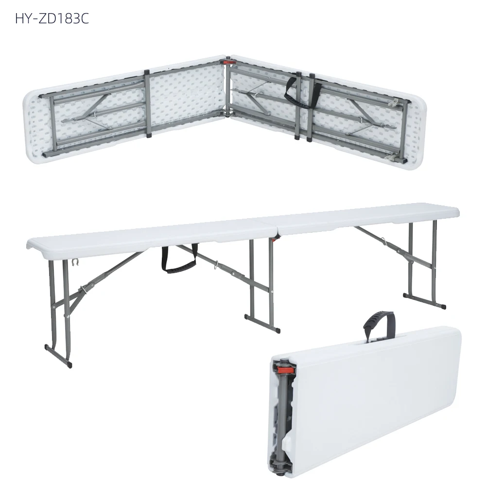 Working Folding Bench Portable Camping Retractable Plastic Wholesale Custom Outdoor Patio Bench Outdoor Furniture Dia19x1.0mm