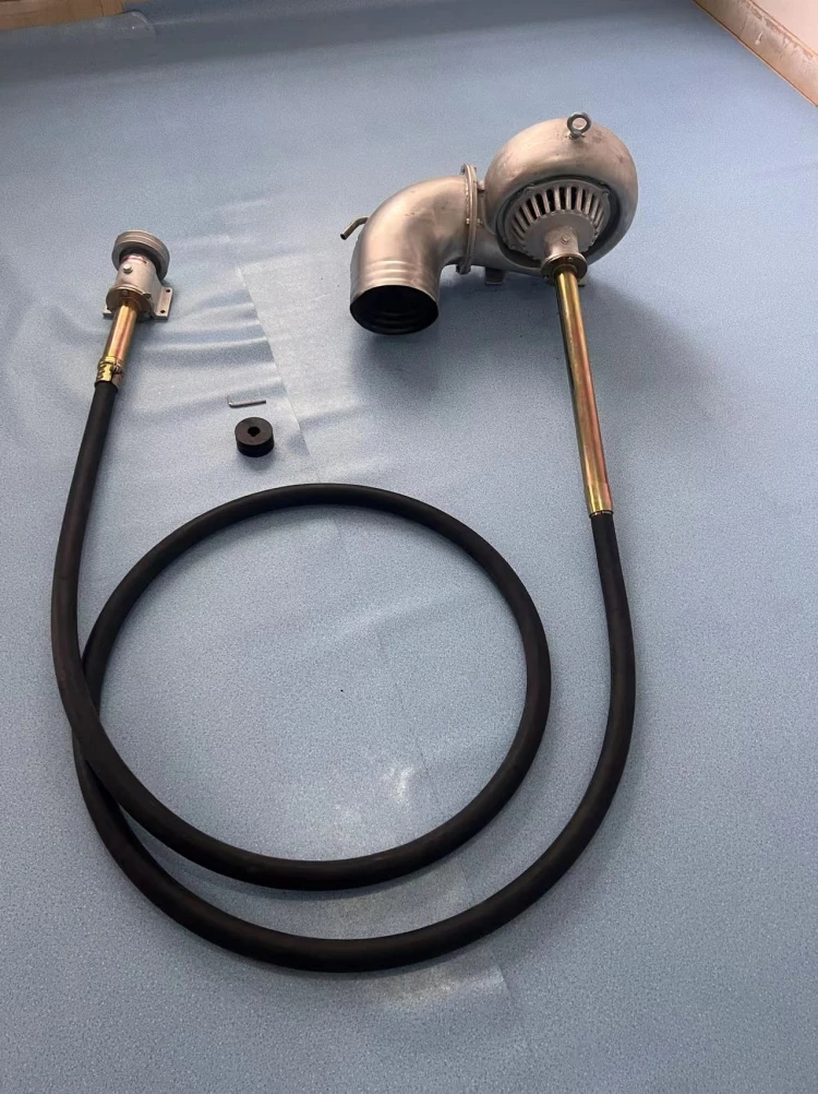 Double intake Agricultural flexible shaft 8 inch water pump 6 meter