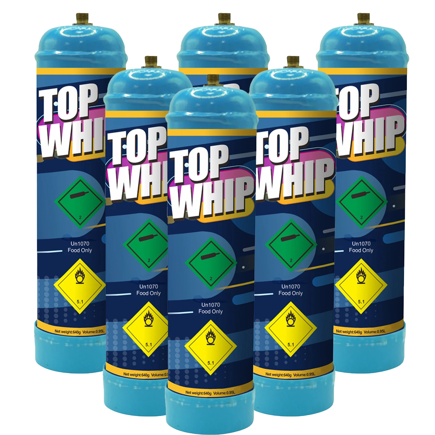 Cream Deluxe De Acero Inoxidable Exotic Whip 640g with Fast Gas