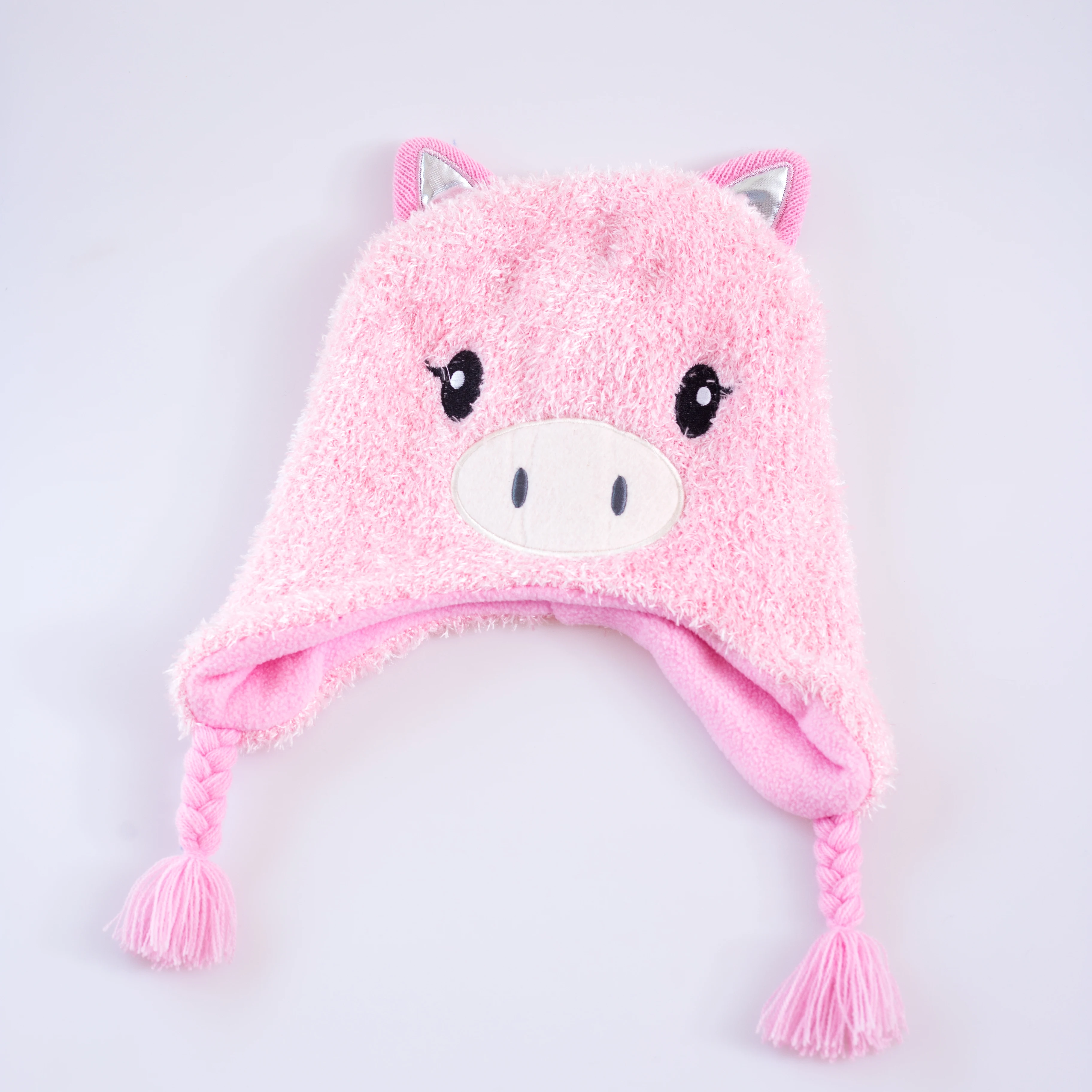 
China manufacture unisex baby winter ear protection bennie warm knitted beanies wholesales custom low moq hats 