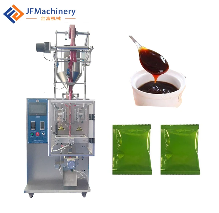 Automatic oyster sauce paste mustard oil water pouch packing machine price filling machine and pack for sale