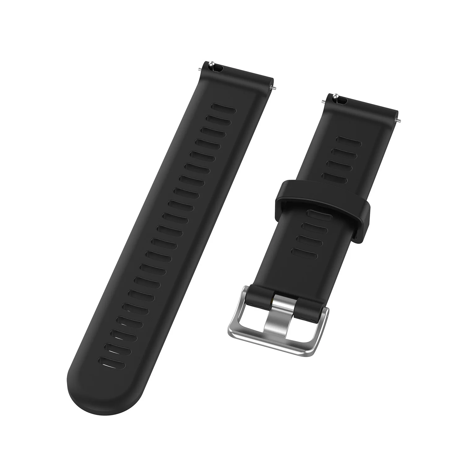 20mm Official Button Sports Strap for Garmin Forerunner 245 245M 645 Vivoactive 3 Smart Bracelet Silicone Watch Band