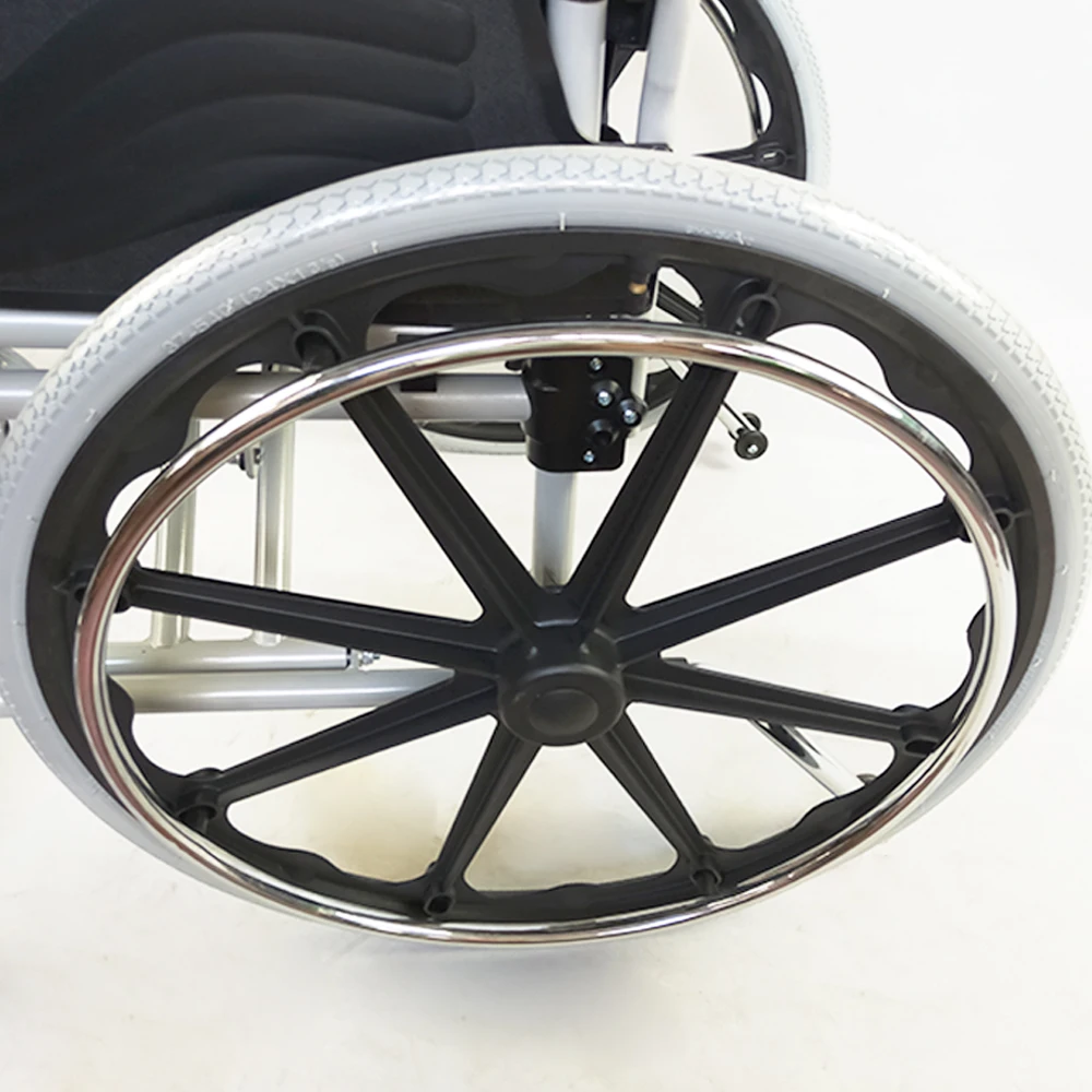 Adult high quality handicapped leisure big wheels all terrain lightweight folding sport manual wheelchair for disabled