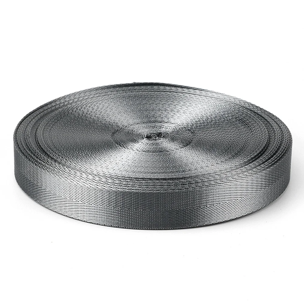 Custom herringbone woven nylon webbing strap belt webbing