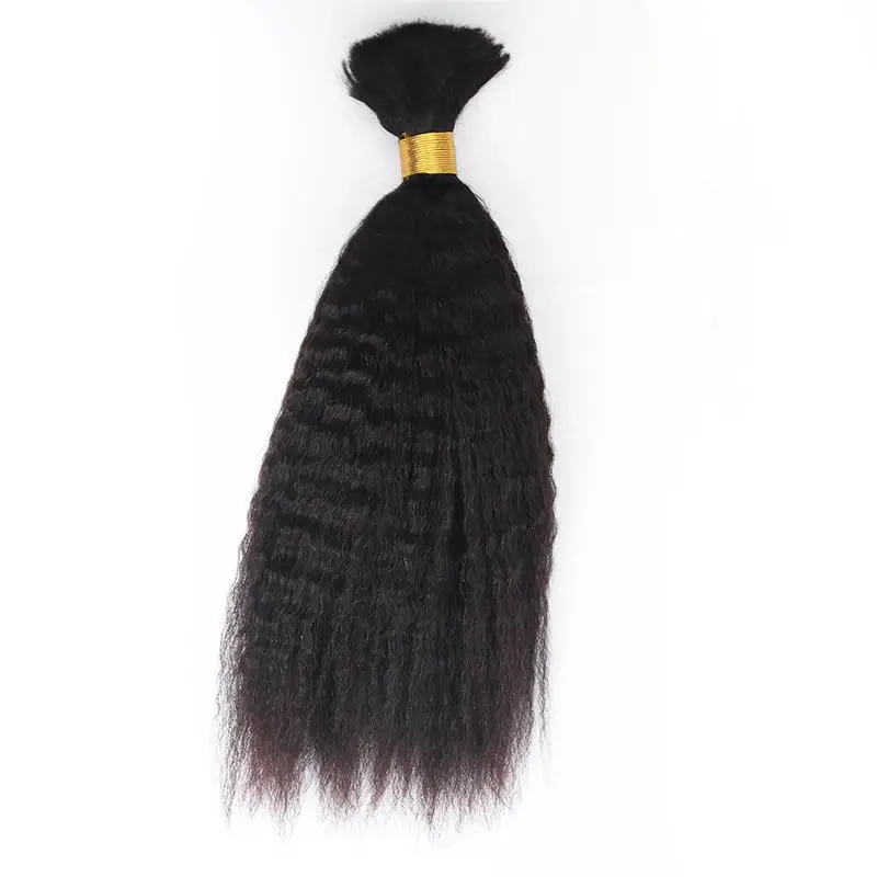 Wholesale Top Quality Virgin Kinky Curly Straight Loose Wave Bulk Human Hair Extensions