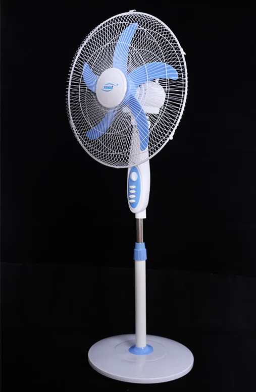 Wholesale price solar pedestal fan DC12V stand fan with 60 minutes timer 16 inch 18 inch USB DC stand fan