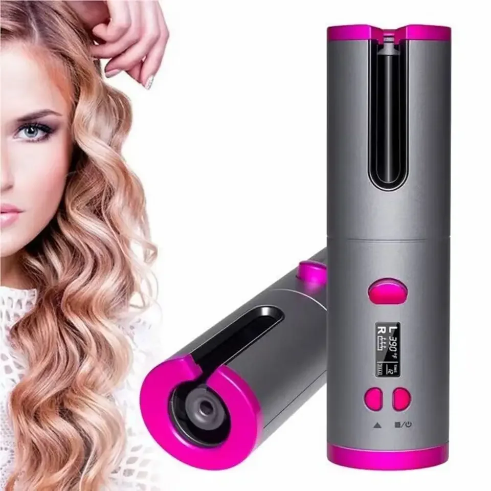 Phenitech 2023 Automatic curler cordless curler Electric Heated Roller Curling Roll Hair Rollers Safety ceramic technology