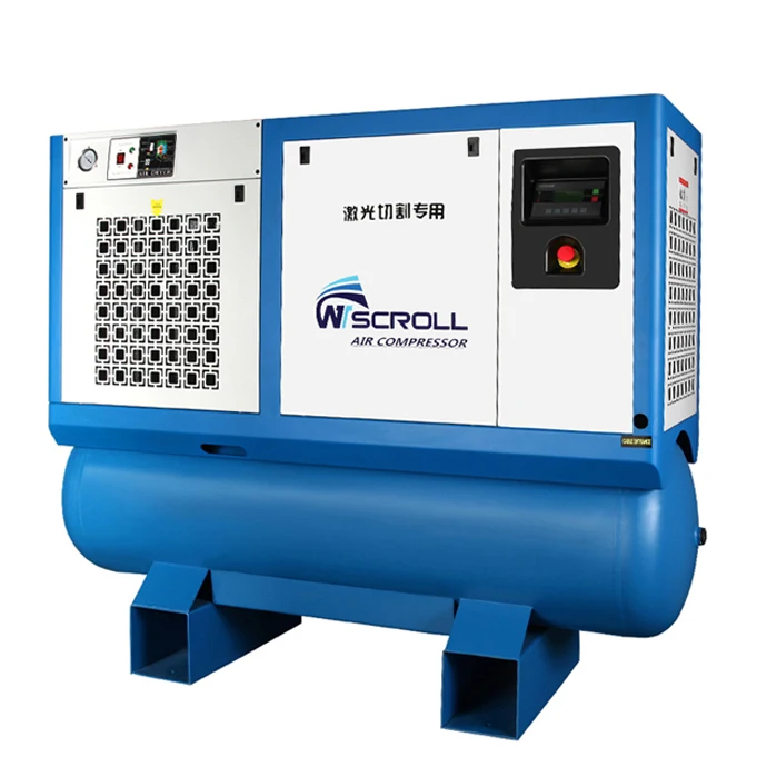 11kw 15hp 16 bar silent industrial scroll air compressors for blow machine