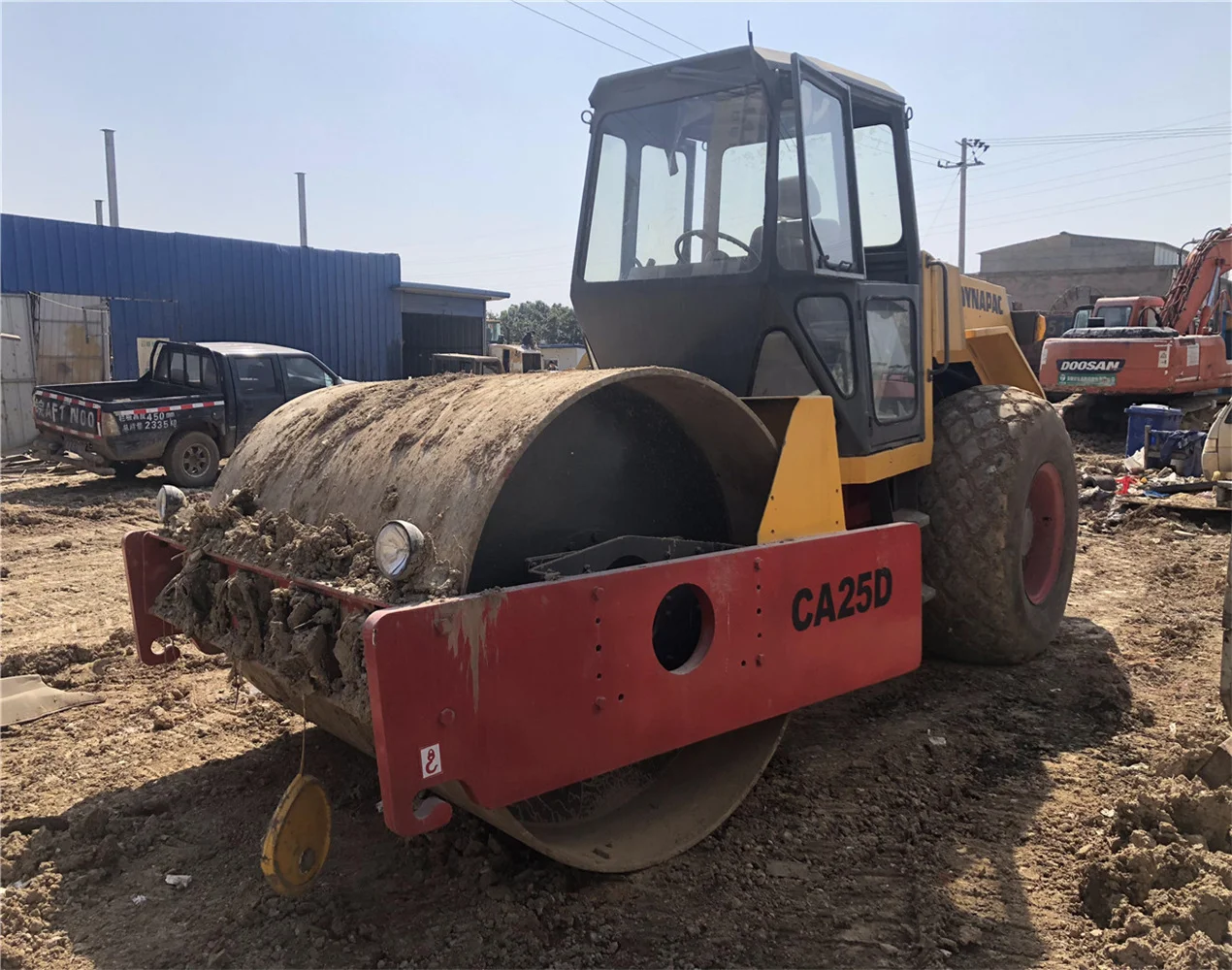  Used Dynapac CA30D road roller Secondhand 15Ton soil