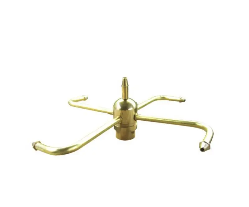 Fountain Nozzle Heads with Rotating 4 Arms, G1/2 Male Thread Rotate Water Fountain Nozzle