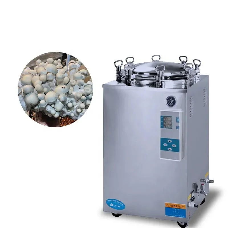Dental sterilization using pressing technology 50l 75l 100l 120l 150l vertical autoclave china 110v retort machine for sale