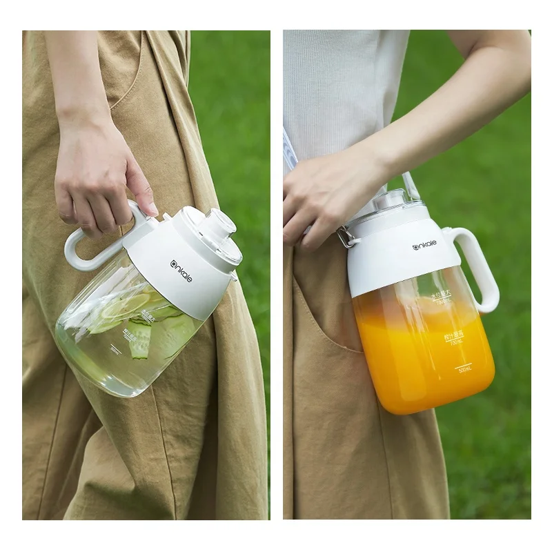 Ankale Multi-function Electric Juicer Cup Orange Blender USB Rechargeable Smoothies Mixer Fruit Machine Portable Juicer Blender