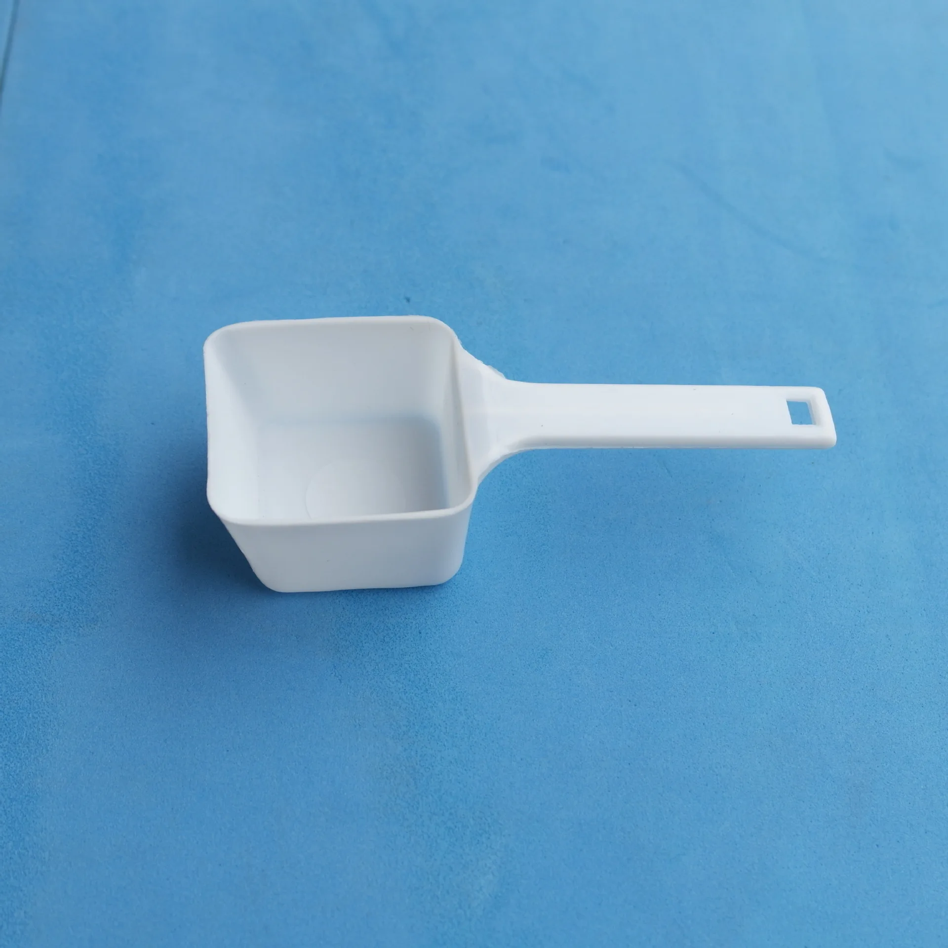 30ML washing powder spoon square plastic measuring spoon white PP plastic small spoon