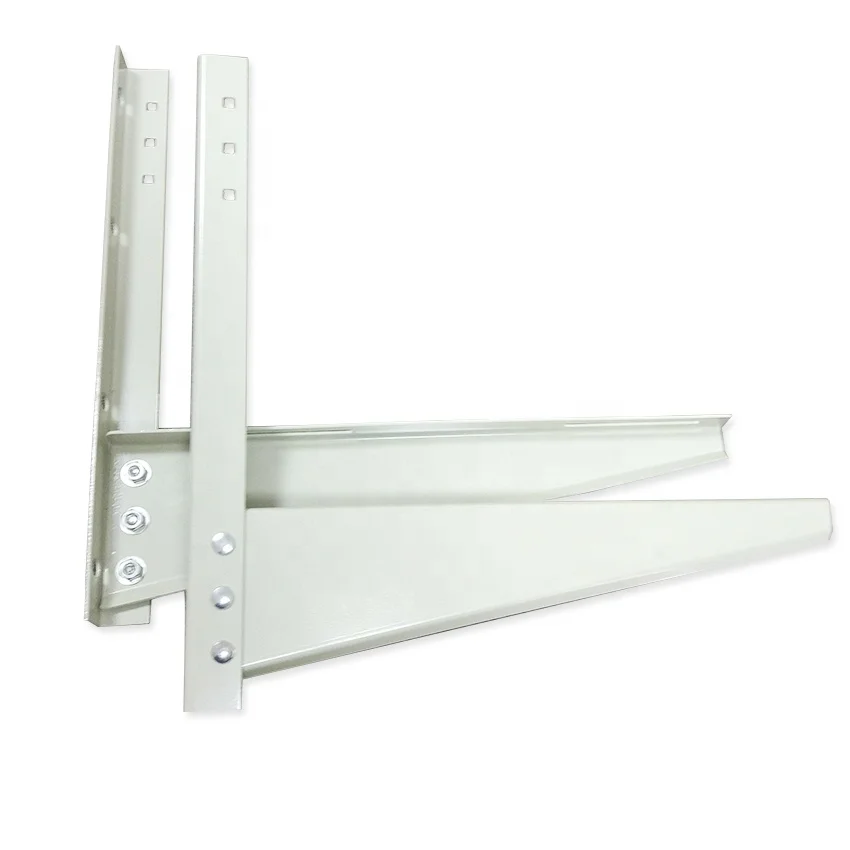 Triangle angle iron steel split air conditioner outdoor unit ac wall mounting support bracket hanger