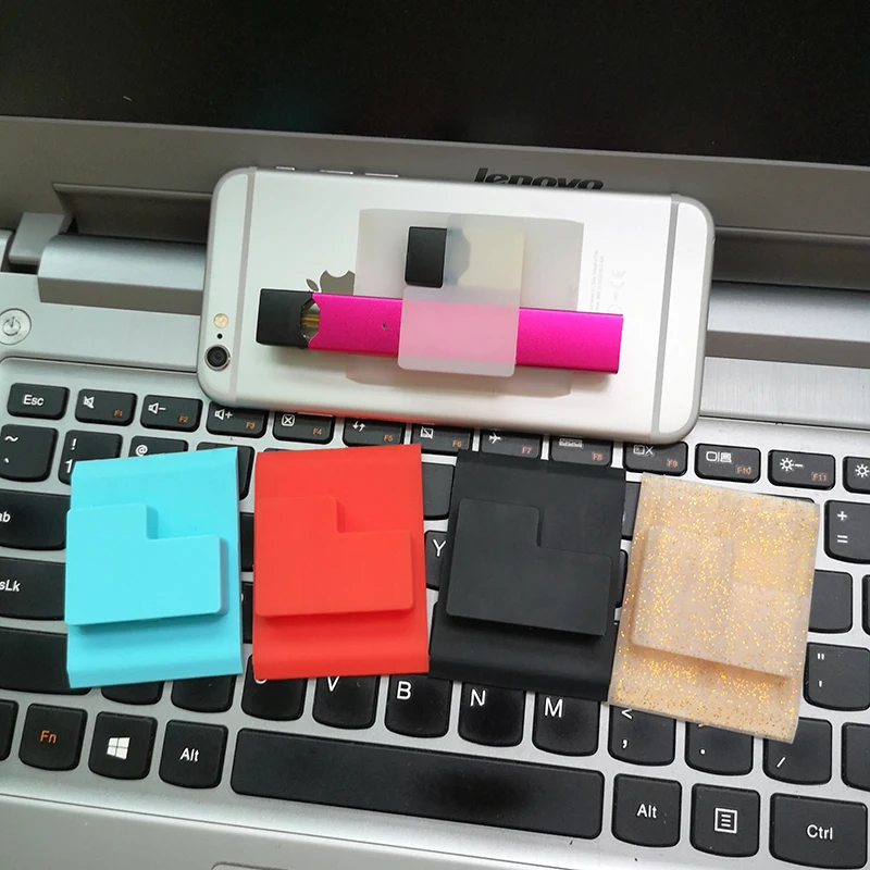 
Newest silicone cell phone double holder vape accessories for juu device pods 